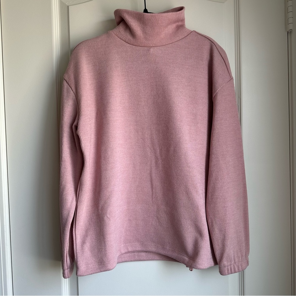 Pink Turtleneck Sweater